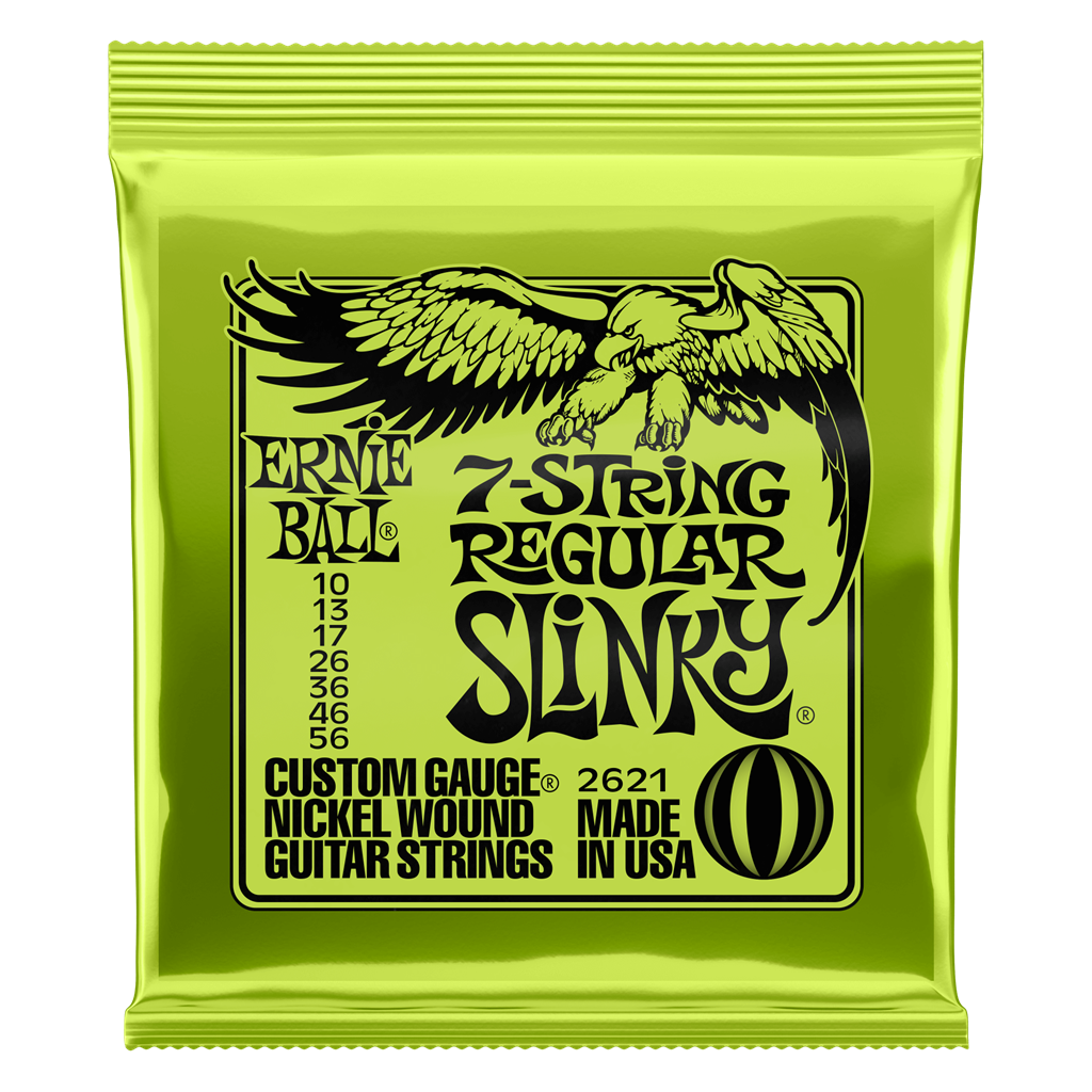 Ernie Ball 7-String Regular Slinky 10-56 Electric Guitar Strings