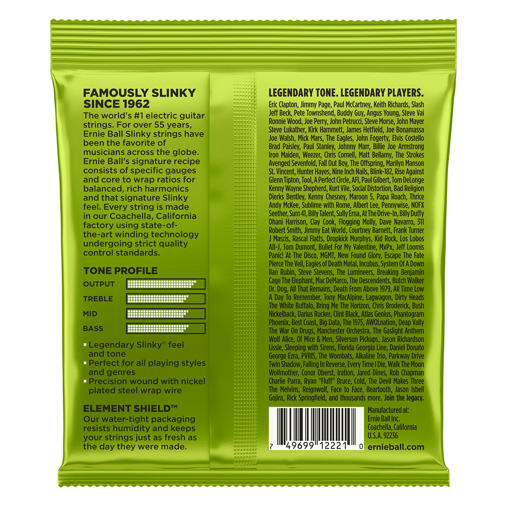 Ernie Ball Regular Slinky 10-46 Electric Guitar Strings