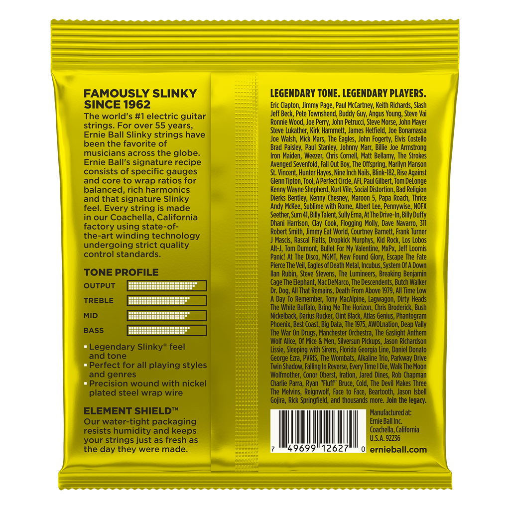 Ernie Ball Beefy Slinky 11-54 Electric Guitar Strings