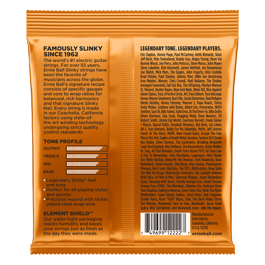 Ernie Ball Hybrid Slinky 9-46 Electric Guitar Strings