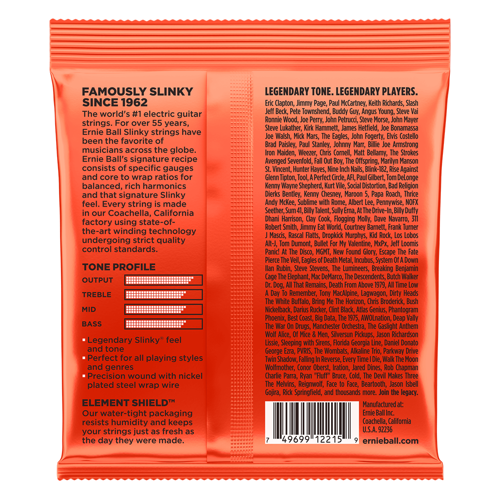 Ernie Ball Skinny Top Heavy Bottom Slinky 10-52 Electric Guitar Strings