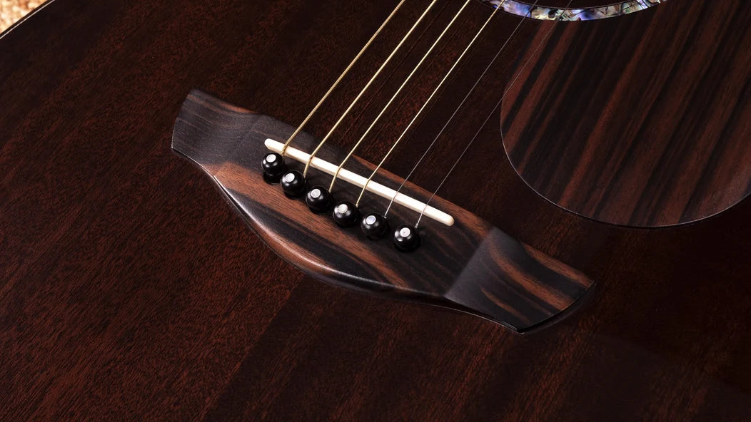 Faith PJE Legacy Earth Cutaway Electro-Acoustic Guitar, Dark Roast