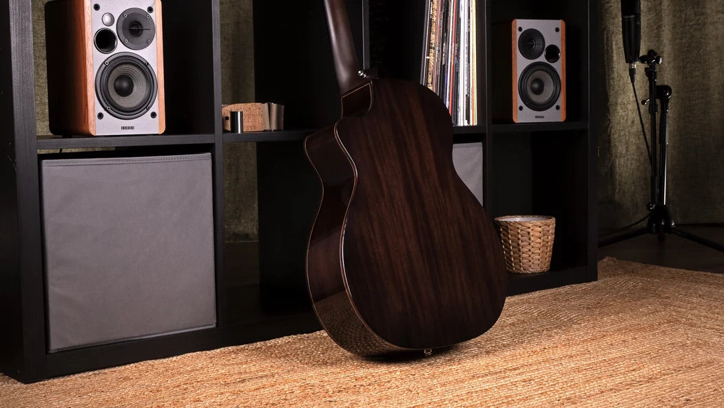 Faith PJE Legacy Earth Cutaway Electro-Acoustic Guitar, Dark Roast