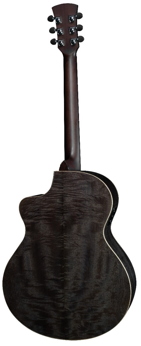 Faith FX Exotic Series Moondust Grey Neptune Cutaway Electro-Acoustic Guitar