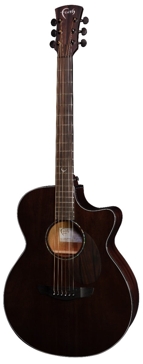 Faith Nexus Series Thru-Black Neptune Cutaway Electro-Acoustic Guitar