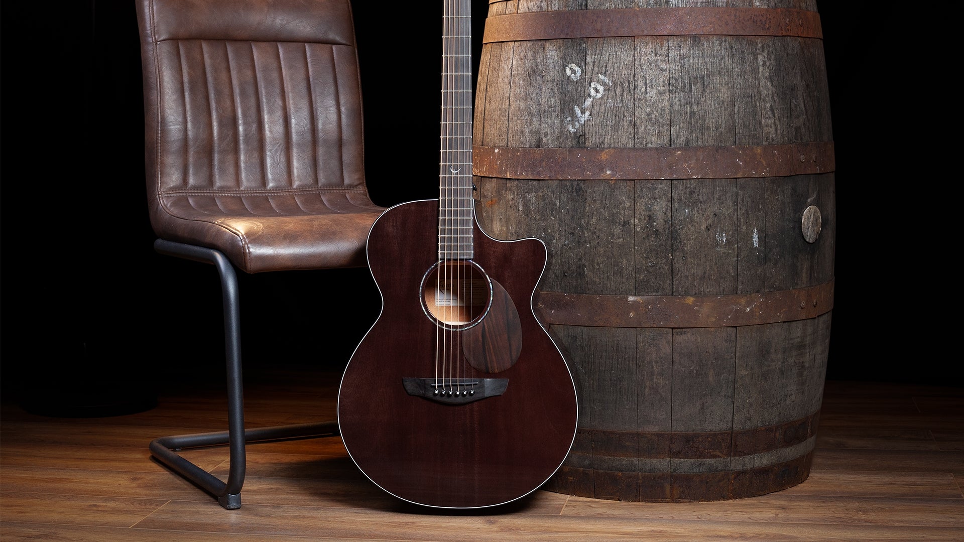 Faith Nexus Series Thru-Black Neptune Cutaway Electro-Acoustic Guitar