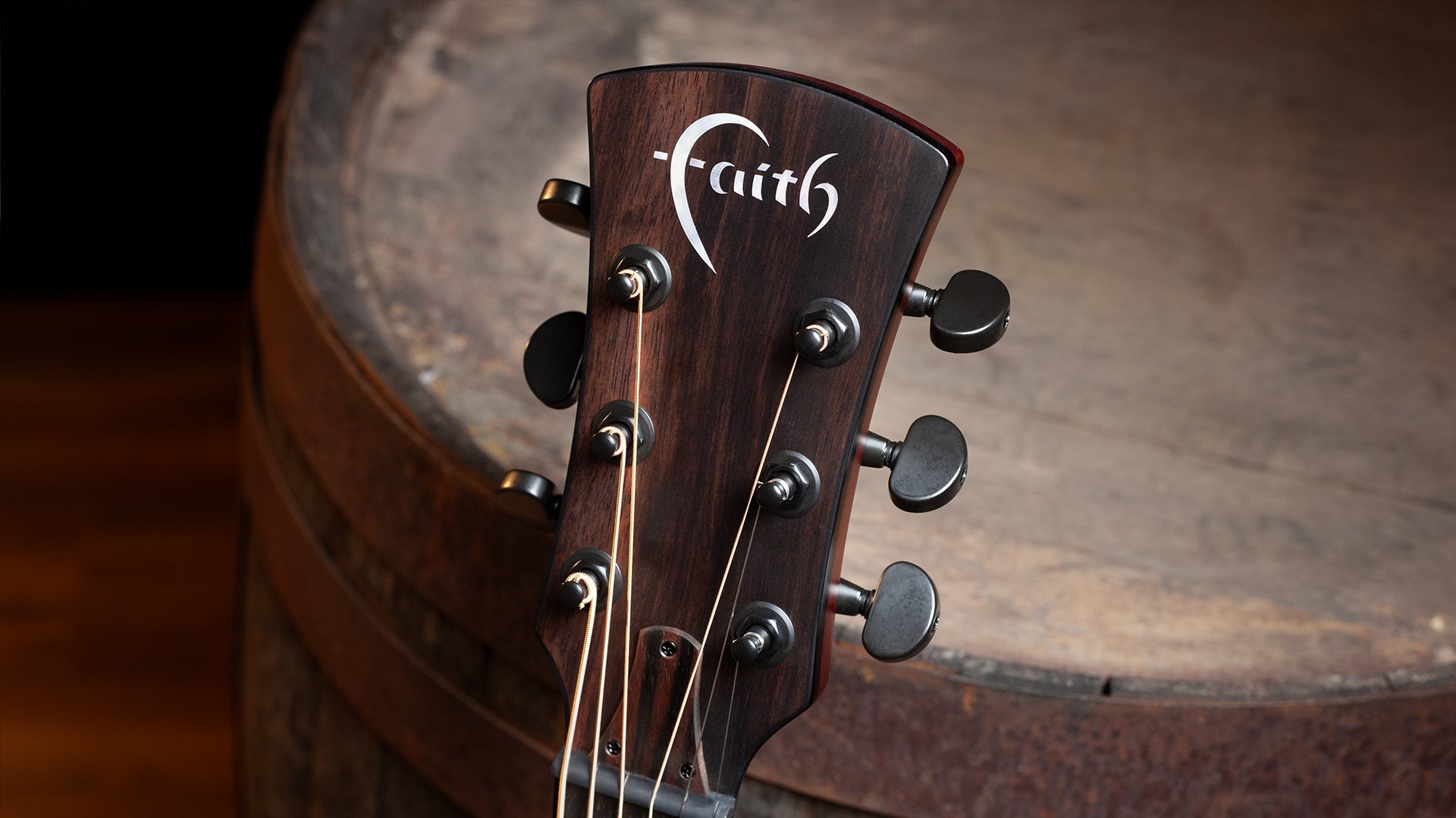 Faith Nexus Series Thru-Black Neptune Cutaway Electro-Acoustic Guitar