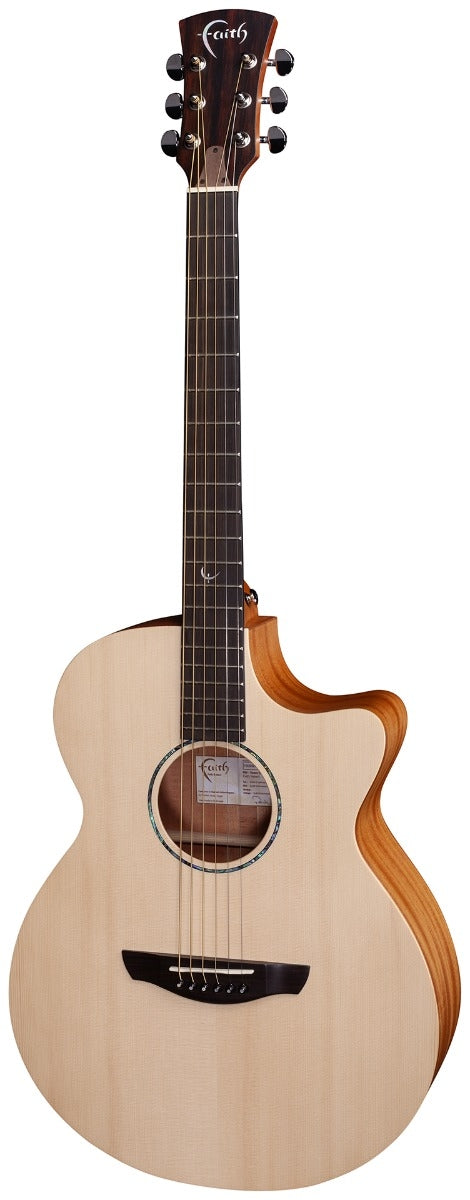 Faith Naked Series Venus Cutaway Electro-Acoustic Guitar