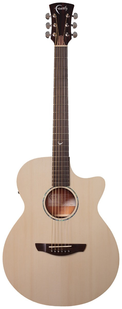 Faith Naked Series Venus Cutaway Electro-Acoustic Guitar