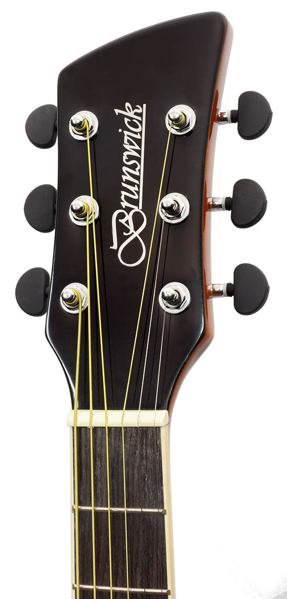 Brunswick BD200 Dreadnought Acoustic Guitar, Natural