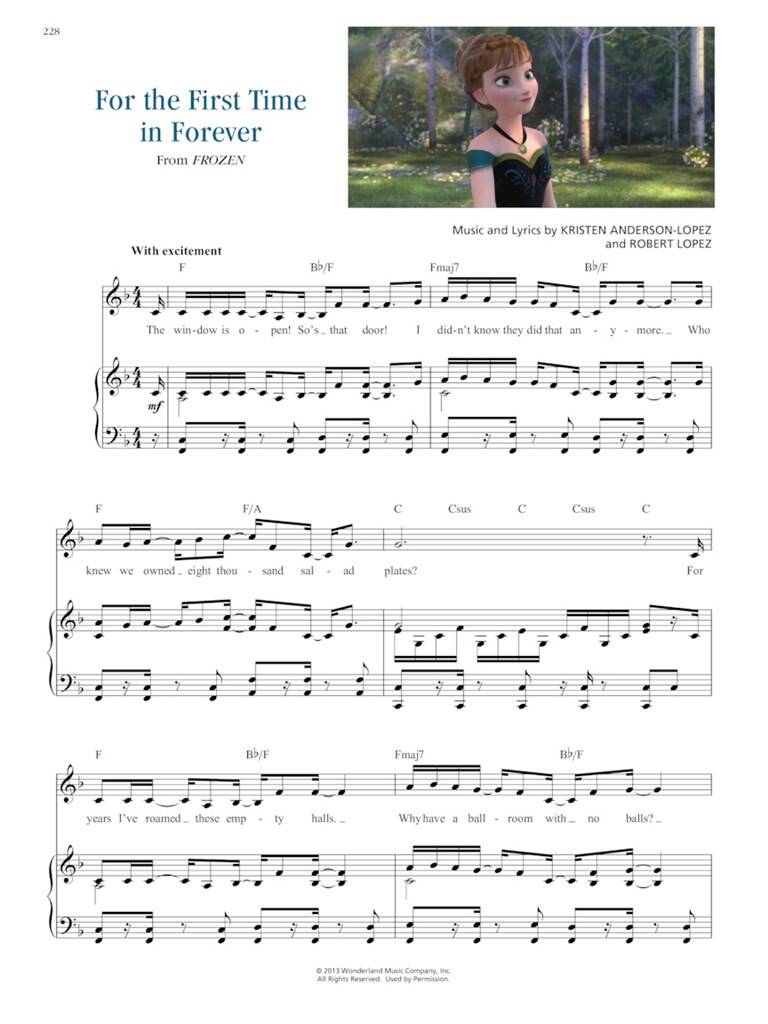 The Illustrated Treasury of Disney Songs: Piano, Vocal Guitar
