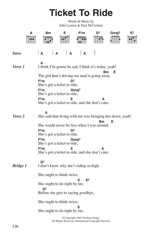The Beatles: The Beatles Complete Chord Songbook: Guitar Solo
