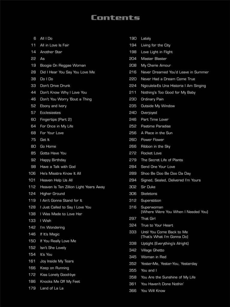 The Stevie Wonder Anthology