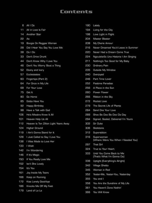 The Stevie Wonder Anthology