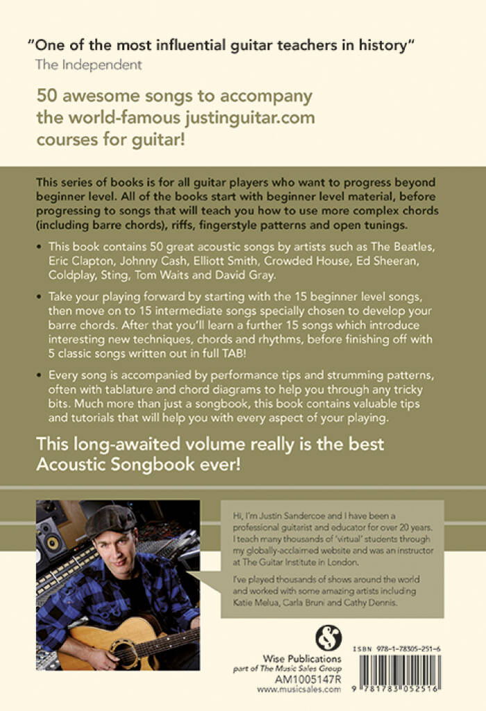 The Justinguitar.com Acoustic Songbook: Guitar Solo