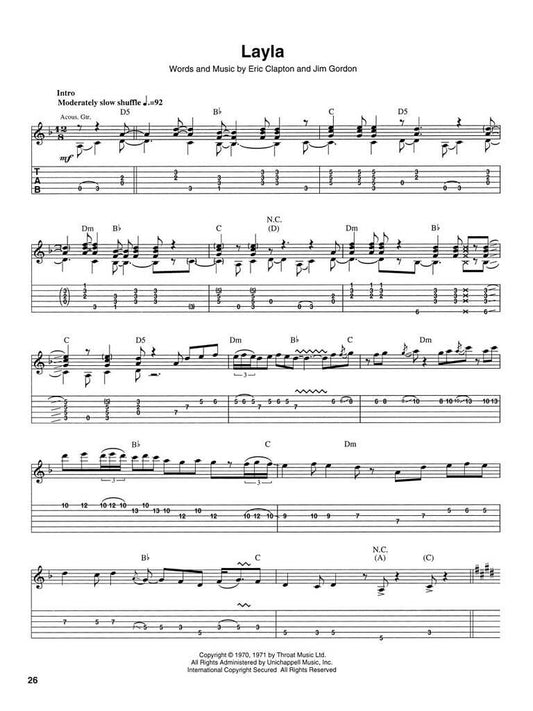 Eric Clapton: Unplugged (Guitar Recorded Versions): Guitar Solo