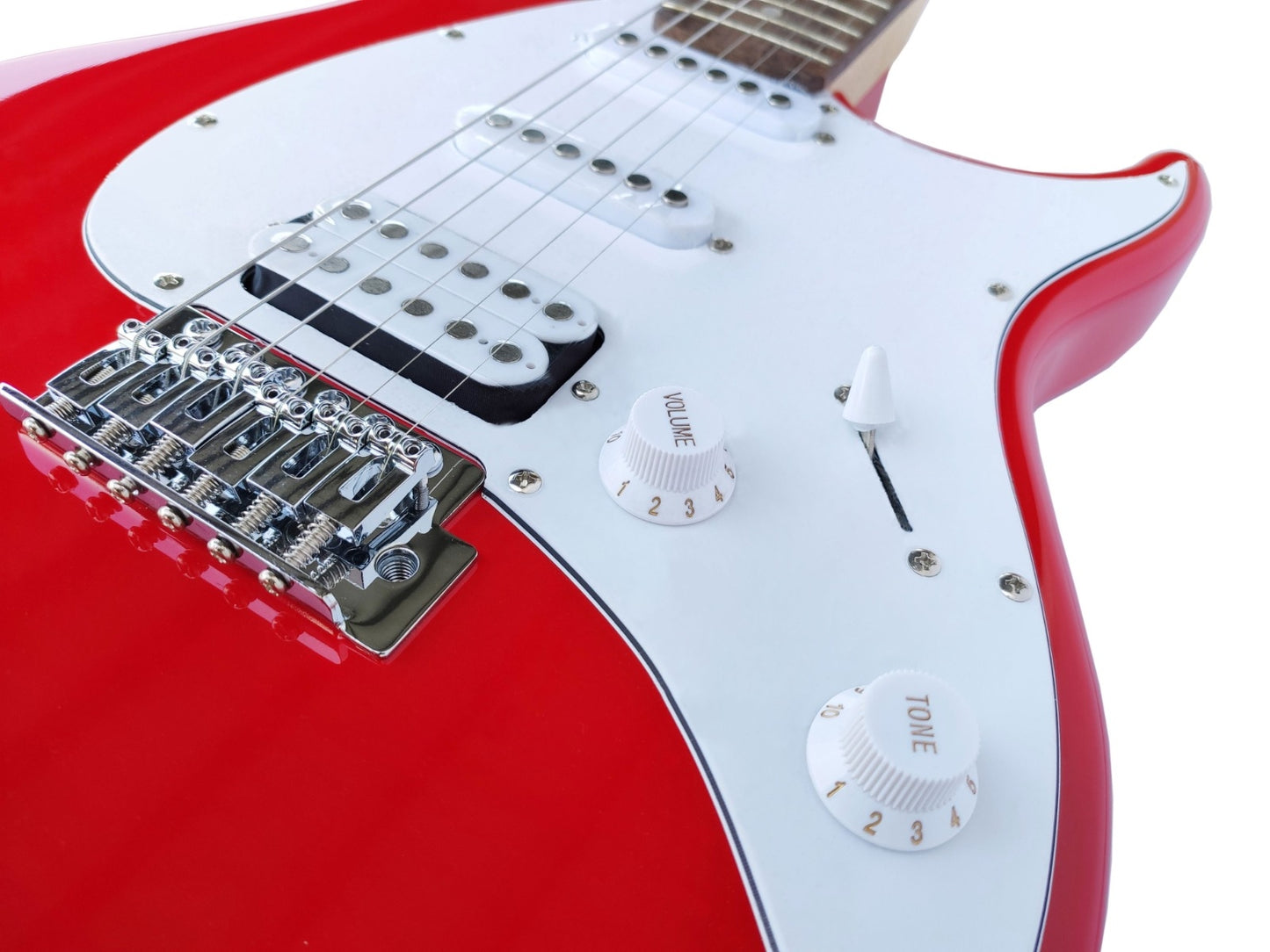 Peavey Raptor Plus Junior Stage Electric Guitar Pack, Red