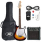 Peavey Raptor Plus Junior Stage Electric Guitar Pack, Sunburst