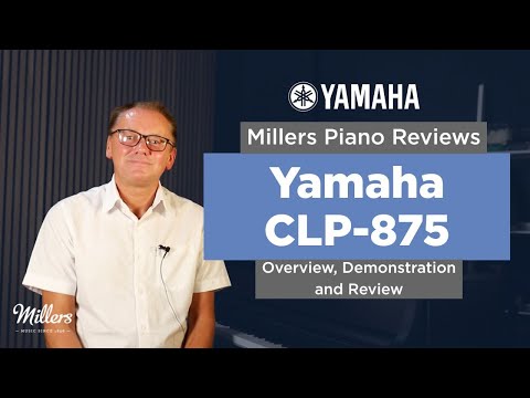Yamaha CLP875B Satin Black Clavinova Digital Piano