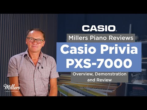 Casio Privia PXS7000WH White Digital Piano with FREE Hidrau Stool worth £299