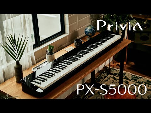 Casio Privia PXS5000 Digital Piano, Polished Black