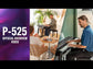 Yamaha P525 Satin White Portable Piano