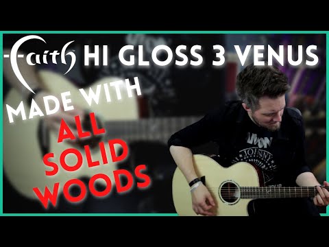 Faith HiGloss 3 Series Venus Cutaway Electro-Acoustic Guitar