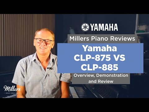 Yamaha CLP875B Satin Black Clavinova Digital Piano