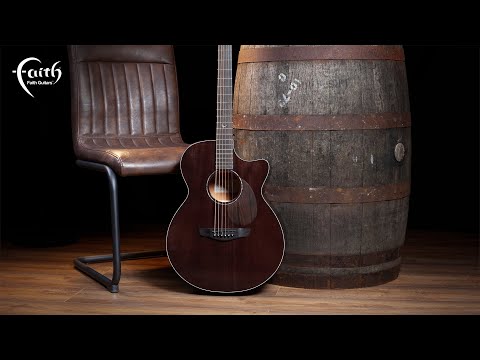 Faith Nexus Series Thru-Black Neptune Cutaway Electro-Acoustic Guitar