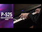 Yamaha P525 Satin White Portable Piano