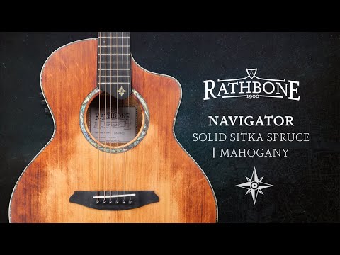 Rathbone Navigator Sitka Spruce/Mahogany Cutaway Electro-Acoustic Guitar