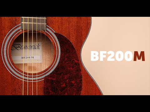 Brunswick BF200 Grand Auditorium Acoustic Guitar, Mahogany