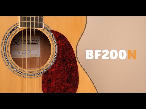 Brunswick BF200R Grand Auditorium Acoustic Guitar, Red Gloss
