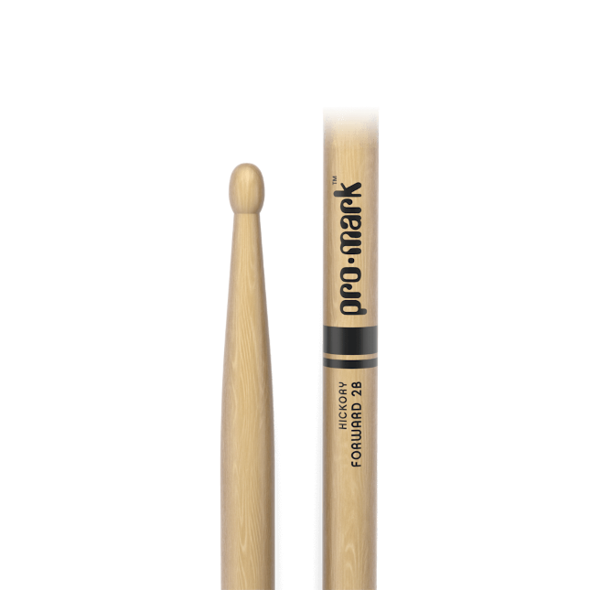 ProMark Classic Forward 2B Hickory Drumstick, Oval Wood Tip