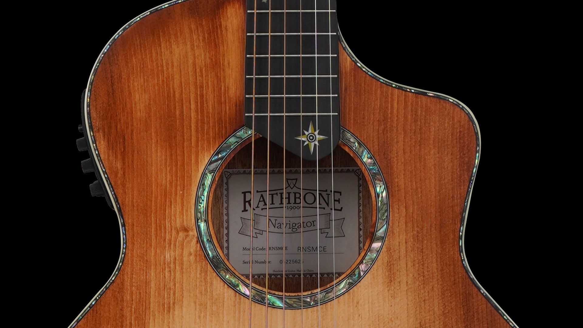 Rathbone Navigator Sitka Spruce/Mahogany Cutaway Electro-Acoustic Guitar