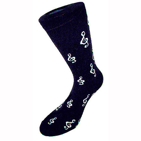 Treble Clef Socks Size 6-11