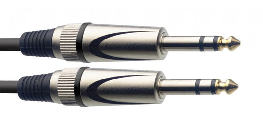 Stagg Audio Cable Jack-Jack, 3m (10FT) (balanced)