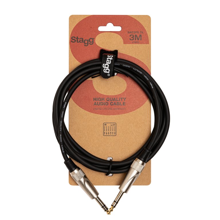 Stagg Audio Cable Jack-Jack, 3m (10