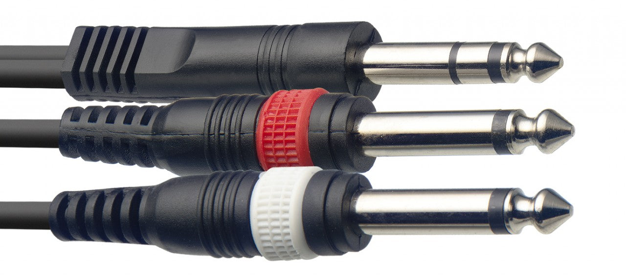 Stagg Y-Cable (Jack-Jack), 3m (10