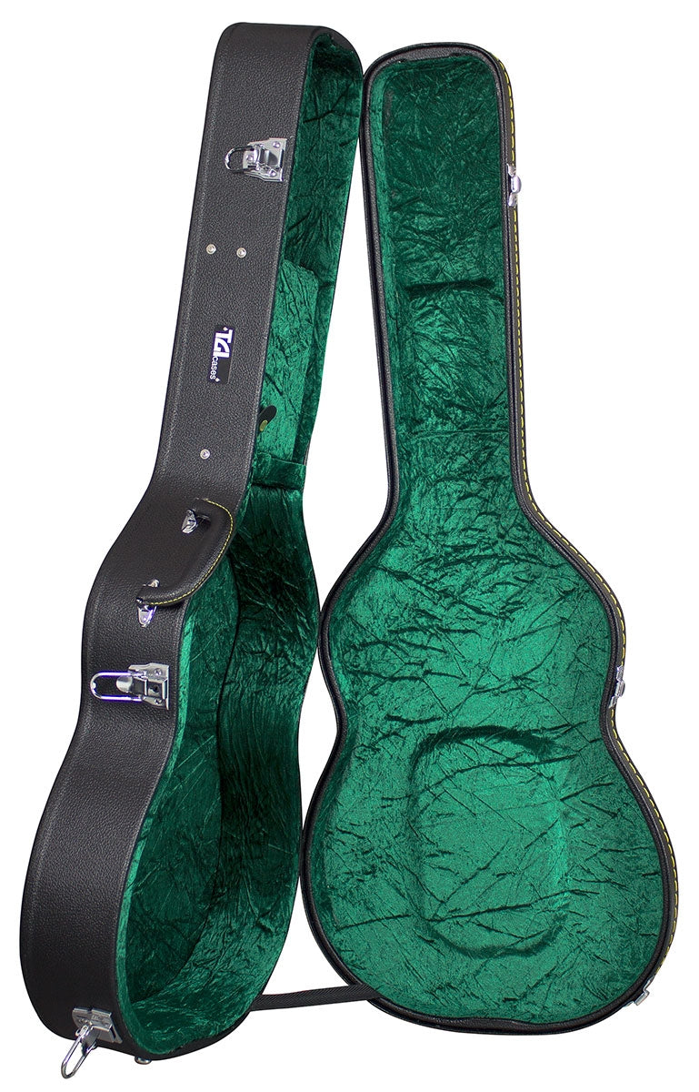 TGI 1434 Classical/Folk Guitar Woodshell Hardcase