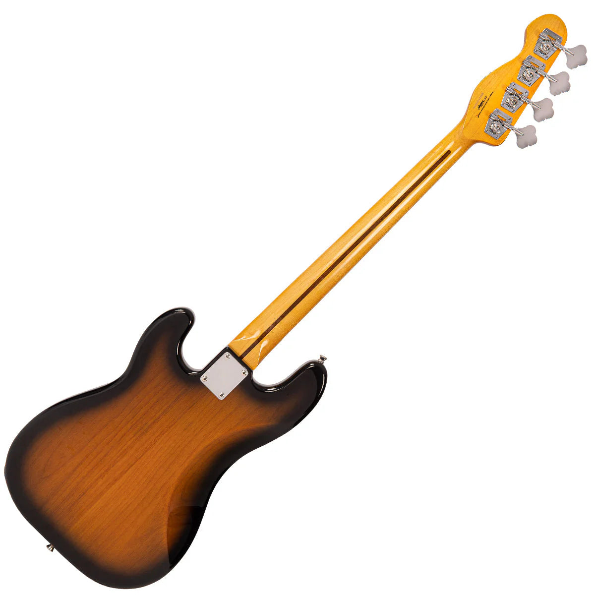 Vintage V51 ReIssued Bass Guitar, Two Tone Sunburst