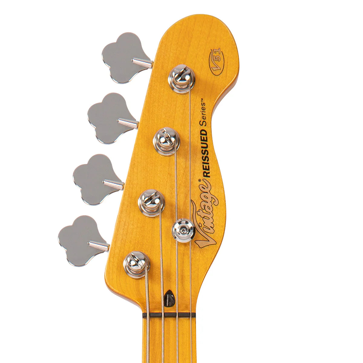 Vintage V51 ReIssued Bass Guitar, Two Tone Sunburst
