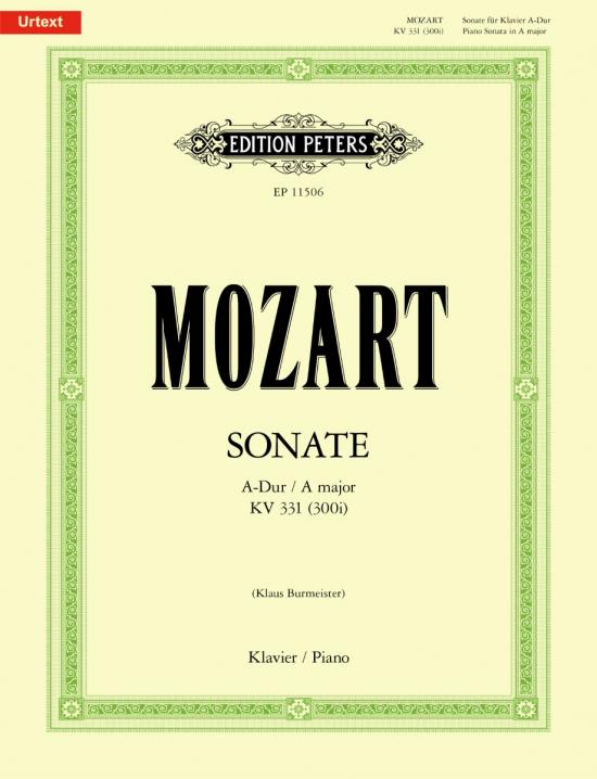 Mozart, Wolfgang Amadeus: Sonata A major K331(300i)