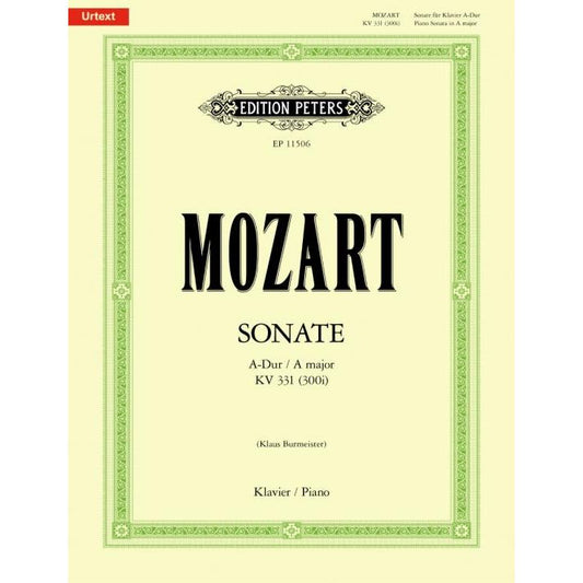 Mozart, Wolfgang Amadeus: Sonata A major K331(300i)
