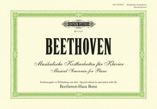 Beethoven, Ludwig van: Musical Souvenirs for Piano