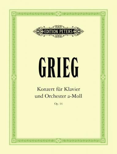 Grieg, Edvard: Concerto in A minor Op. 16, Arranged for piano, simplified and abridged