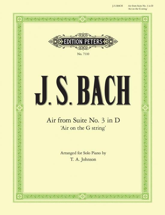 Bach, Johann Sebastian: Air in D from the Orchestral Suite No. 3 BWV 1068