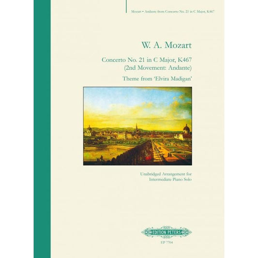 Mozart, Wolfgang Amadeus: Andante from Concerto No. 21 in C Major K467