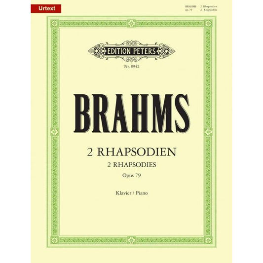 Brahms, Johannes:  Rhapsodies Op. 79