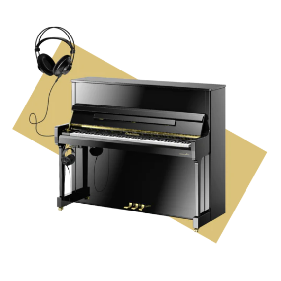 Zimmermann Studio S4 Upright Piano with Vario